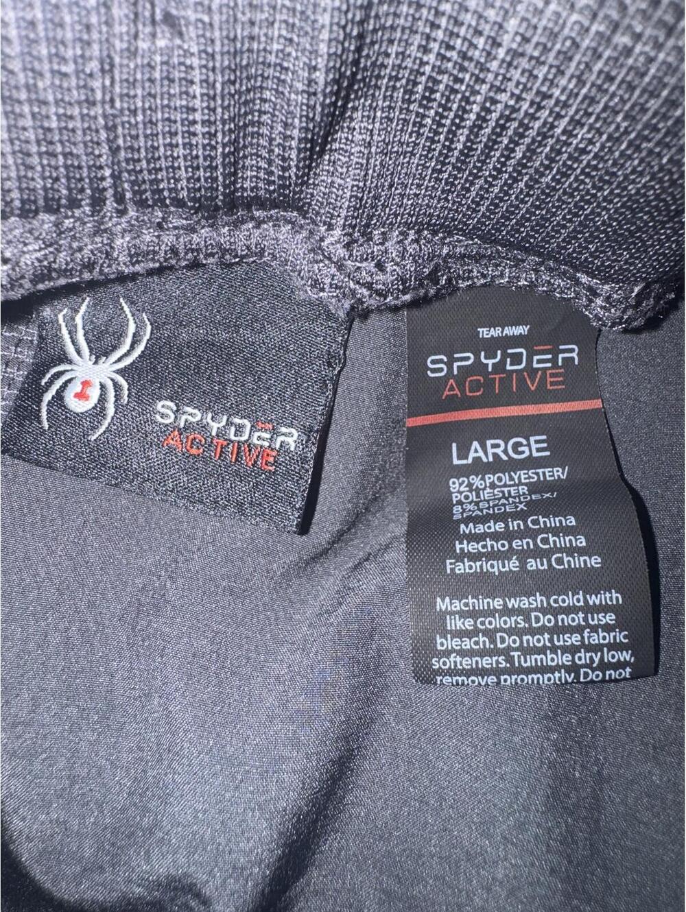 Spyder Active Gray Performance Jogger Pants Utility Techwear Large - Picture 4 of 5